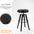 12.6 Inch Angoily Bar Stool Seat Replacement Round Padded Cushion Soft Pu Leather Chair Seating Accessory Comfortable