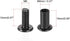 Screw Post Male M6x12mm Belt Buckle Binding Bolts, 10 Sets, Fit for 5/16"(8mm) Hole Dia, Carbon Steel Black Leather