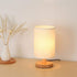 40W Desk Lamp Wooden Table Lamp Ambient Night Light Minimalist Lamps for Nightstand Modern Aesthetic Bedside Lamps