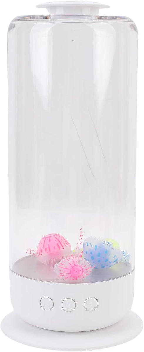 LAISANIM LED Jellyfish Table Lamp, 7 Colors Changing Light, 3 Water Speeds, Gift