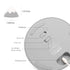 DesignNest Dimmable, Baby Night Light Snow Mountain Tap Squeeze Touch Control with Timer, Soft Eye Caring