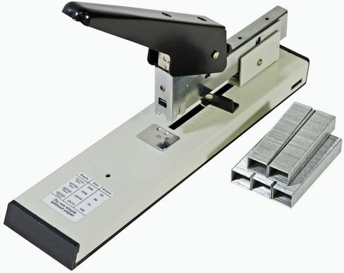 Heavy Duty Easy Grip Stapler with Ergonomic Handle, High Capacity, Perfect for Classroom Office Upholstery, 1000 Staple
