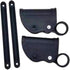 MCMUZKZS 2cm Heavy Duty Locking Latch Hinge Pair for Tube Folding Chairs, Black, Double Row