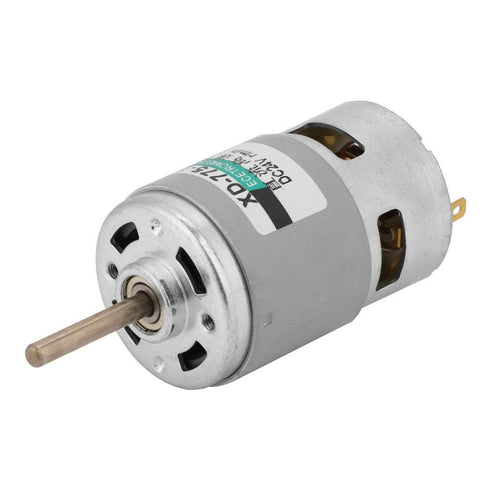775 DC Motor, 24V/20000RPM, 80W High Speed Low Noise Motor with Extension Shaft