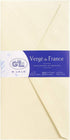 G Lalo 22716L - Pack of 25 Gummed Lined Envelopes 11x22cm, Vergé De France, Ivory