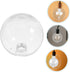 180mm Bulb Glass Globe Lampshade Threaded Pendant Lamp Shade Glass Light Cover for Wall Sconces Ceiling Fixture