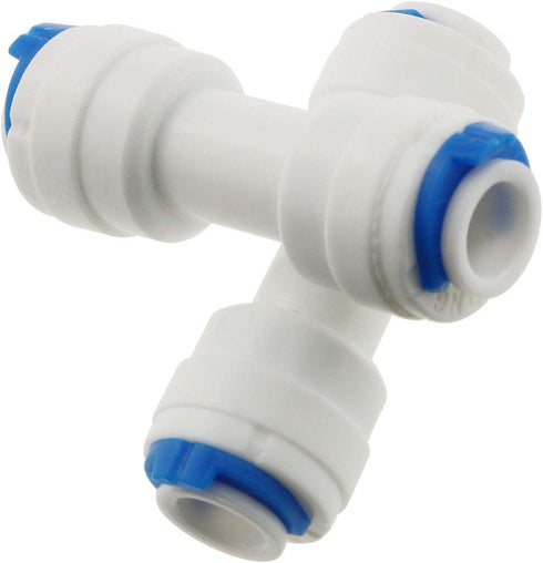 E-outstanding 5-Pack RO Water System Equal Straight 1/4" Plastic Quick Pipe Fitting