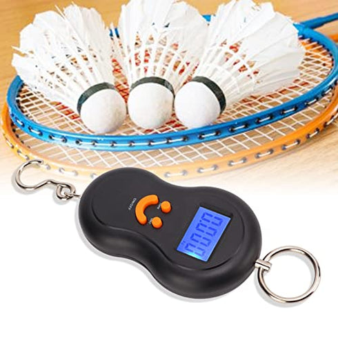 Portable Electronic Tension Calibrator, ABS LCD Digital Display Shakeproof Tool for Tennis Badminton