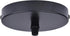 5.9" Arturesthome Industrial Black Ceiling Canopy Kit,Single Hole Extra Depth and Width Ceiling Plate for Pendant Light