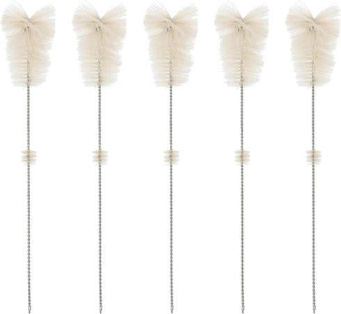 5Pcs Volume Bottle Brush Set 10.23In Test Tube Cleaners with Flexible Bristles