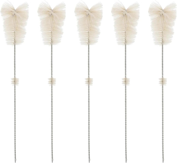 5Pcs Volume Bottle Brush Set 10.23In Test Tube Cleaners with Flexible Bristles