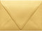 LUXPaper A6 Contour Flap Invitation Envelopes | 4 3/4" x 6 1/2" | Gold Metallic | 80lb. Text | 50 Qty