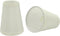 Aspen Creative 32661-2B, Empire Clip-On Chandelier Lamp Shade, Off-White, 2 1/2" Top x 4"
