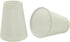 Aspen Creative 32661-2B, Empire Clip-On Chandelier Lamp Shade, Off-White, 2 1/2" Top x 4"