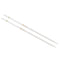 PATIKIL Graduated Dropper Pipettes, 2 Pcs 0.1ml Reusable Borosilicate Glass Pipette for Liquid Transfer, Clear