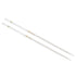 PATIKIL Graduated Dropper Pipettes, 2 Pcs 0.1ml Reusable Borosilicate Glass Pipette for Liquid Transfer, Clear