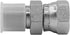 (2-PACK) 1404-04-04 Hydraulic Hose Adapter Fitting 1/4" Male × 1/4" Female Swivel SAE Straight Connector