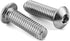 M8-1.25 x 35mm Button Head Socket Cap Screws, 10 PCS, Stainless Steel 18-8, Fully Threaded, Allen Socket Drive
