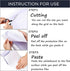 White Board Wallpaper 24” x 40” Dry Erase Sticker, Peel and Stick Self Adhesive Chalkboard Contact Paper for Home Office