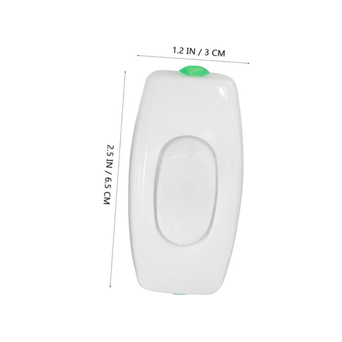 TOPPERFUN 5pcs Inline Lamp for Table and Desk Lights Compact Push Button Control for Bedside and Cabinet Lighting