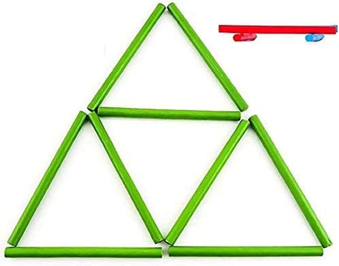 Umbresen Montessori Toys Math Educational Toy - Wooden Intelligence Sticks, Number Cards, Counting Rods with Box
