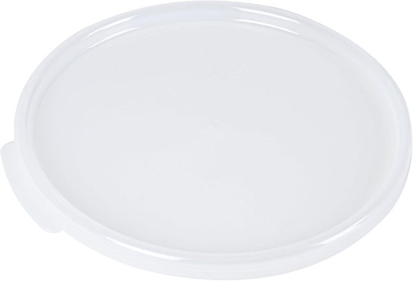 LID ONLY: Met Lux 8.8 Inch White Plastic Lid for 6 and 8 Quart Storage Containers