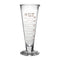 Professional Lab Graduated Measuring Cup with Spout, 100ml Wide Mouth Glass Conical Beaker