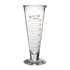 Professional Lab Graduated Measuring Cup with Spout, 100ml Wide Mouth Glass Conical Beaker