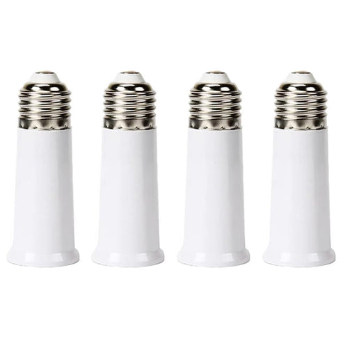 E26 Socket Extender, E26 to E26 Lamp Socket, 9.5CM/3.74 Inch Socket Extension Adapter (4 Pack)