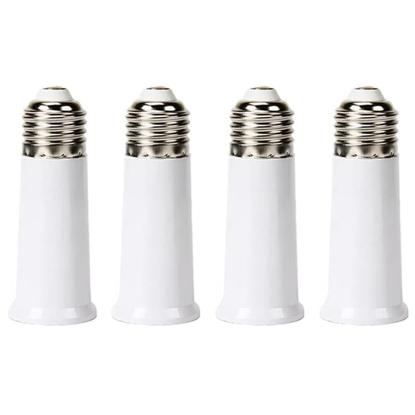 E26 Socket Extender, E26 to E26 Lamp Socket, 9.5CM/3.74 Inch Socket Extension Adapter (4 Pack)