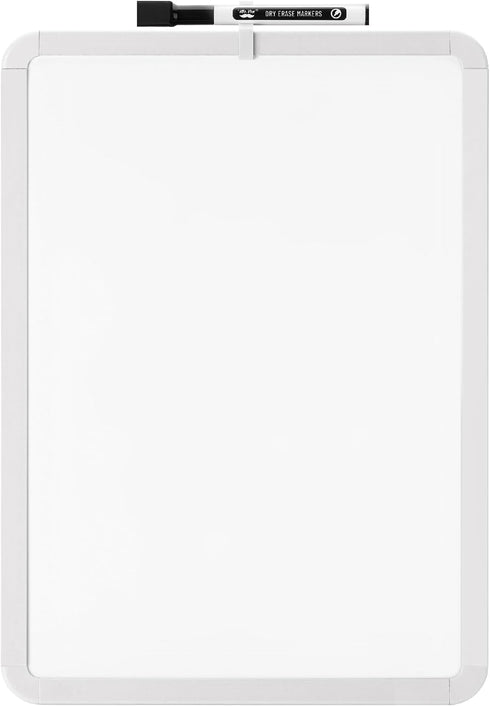 Mr. Pen Dry Erase Board 12” x 16” with Black Marker, White Frame, Small White Board for Kids and Students