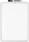 Mr. Pen Dry Erase Board 12” x 16” with Black Marker, White Frame, Small White Board for Kids and Students