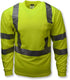 Radians ST21-3PGS-M Class 3 Max-Dri Long Sleeve Moisture Wicking Safety T-Shirt, Medium, Green