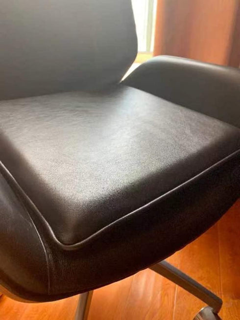 HCZKIUJ 1/2/4 Packs 4.5CM 40 40cm(2Packs)) Memory Foam Seat Cushion, Anti-Slip Waterproof Office Computer Chair Boss