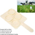HLMP47B ABS Milk Sampling Tray, 11.02x5.51x0.59inch, for Cattle Farm Laboratory Mastitis Test Board