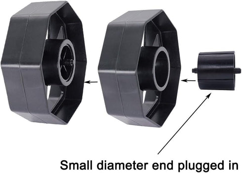 Heat Press Tape Dispenser, Desk Heat Tape Dispenser 6.3 x 2.5 x 3.4 Inch, Holder Fits 1" and 3" Core (Black)