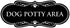 Designer Paws, Dog Potty Area Sign (Black) - Large