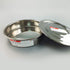 Test Sieve Pan and Lid for Chrome Plating, Steel Frame, f20cm/8" Diameter Sieve