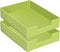 Desk Letter Tray, 2PCS A4 Size Plastic Stackable File Document Organizer for Office Desktop Storage