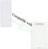 Ultra Slim Wall Holder for Philips Hue Light Dimmer Switch Remote V1, Aluminum Invisible Remote Control Holder (White)