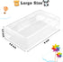 Large Capacity Pencil Box, 1 Pack Clear Plastic Pencil Case with Snap-tight Lid, Stackable Design