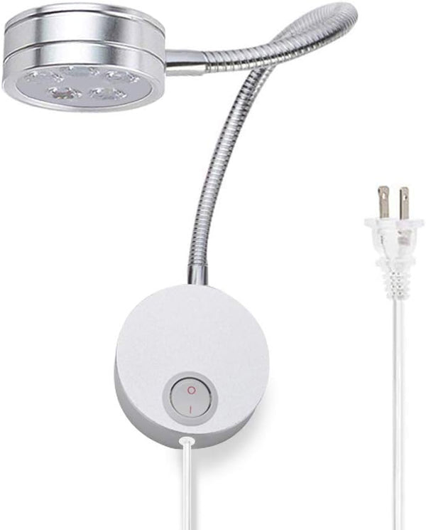 Wall Mounted Reading Light,Plug in Wall Light Wall Mount Lamp,Wall Reading Light