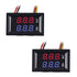 2pcs 0.28" LED Voltmeter Ammeter, Red and Blue Digital Multimeter Display for Voltage Current