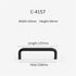 LEIXIUSM 1Pcs C-4157-128mm-Hei) Minimalism Knurled Textured Bronze Long Furniture Handles Wardrobe Kitchen Cupboard