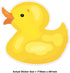 Azeeda (DW00166776) 'Bath Toy Duck' White Premium Vinyl Decal Sticker Waterproof, Durable & Easy to Apply - Ideal