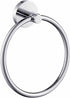 KIBI Circular Bathroom Towel Ring Wall-Mounted Hand Towel Holder, Solid Brass Construction,