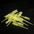 WMYCONGCONG 500 PCS Pipette Tips 200ul Clear Yellow Universal Disposable Tips for Lab Liquid Pipettor