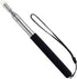 Telescopic Teacher Pointer Stick with Hand Lanyard, Extendable Handheld Pointer for Classroom (Black)