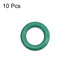 uxcell Fluorine Rubber O-Rings, 8.5mm OD 5.5mm ID 1.5mm Width FKM Seal Gasket for Machinery Plumbing, Green, Pack of 10