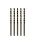 5% Cobalt Drill Bits Set for Stainless Steel and Hard Metal (1/16 x 5PCS)